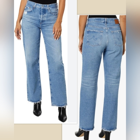 AG Adriano Goldschmied AG-ED Denim CLOVE Relaxed Vintage Straight Jeans Sz 27 - Picture 1 of 11